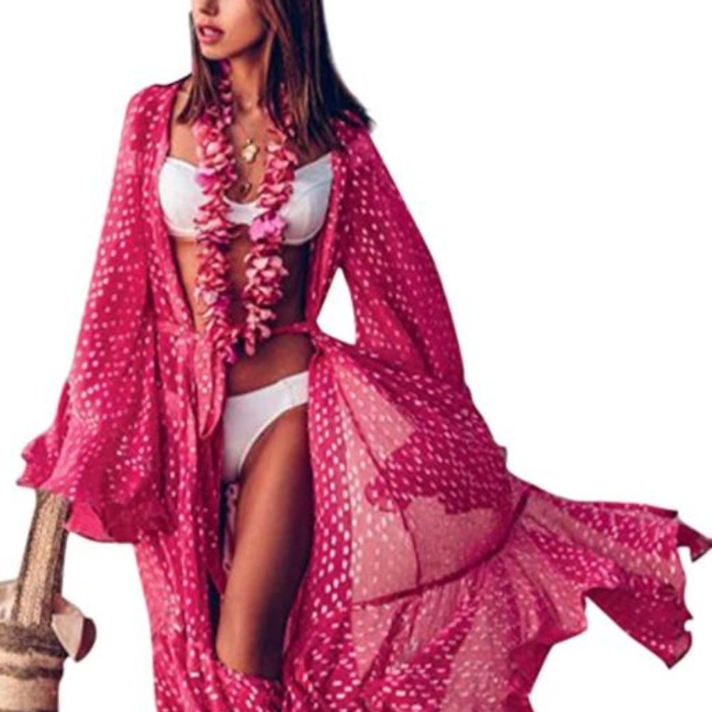 NEW Women's Summer Swimsuit Beach Kimono/Coverup